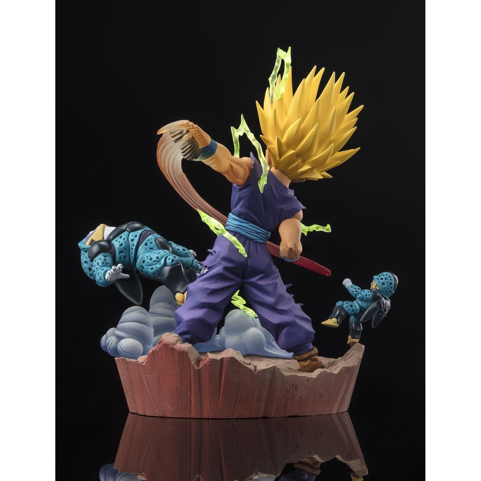 Статуэтка ПВХ Tamashii Nations Dragon Ball FiguartsZERO Extra Battle Супер Сайян 2 Сон Гохан - Ярость, вырывающаяся наружу - 20 см, фото №3