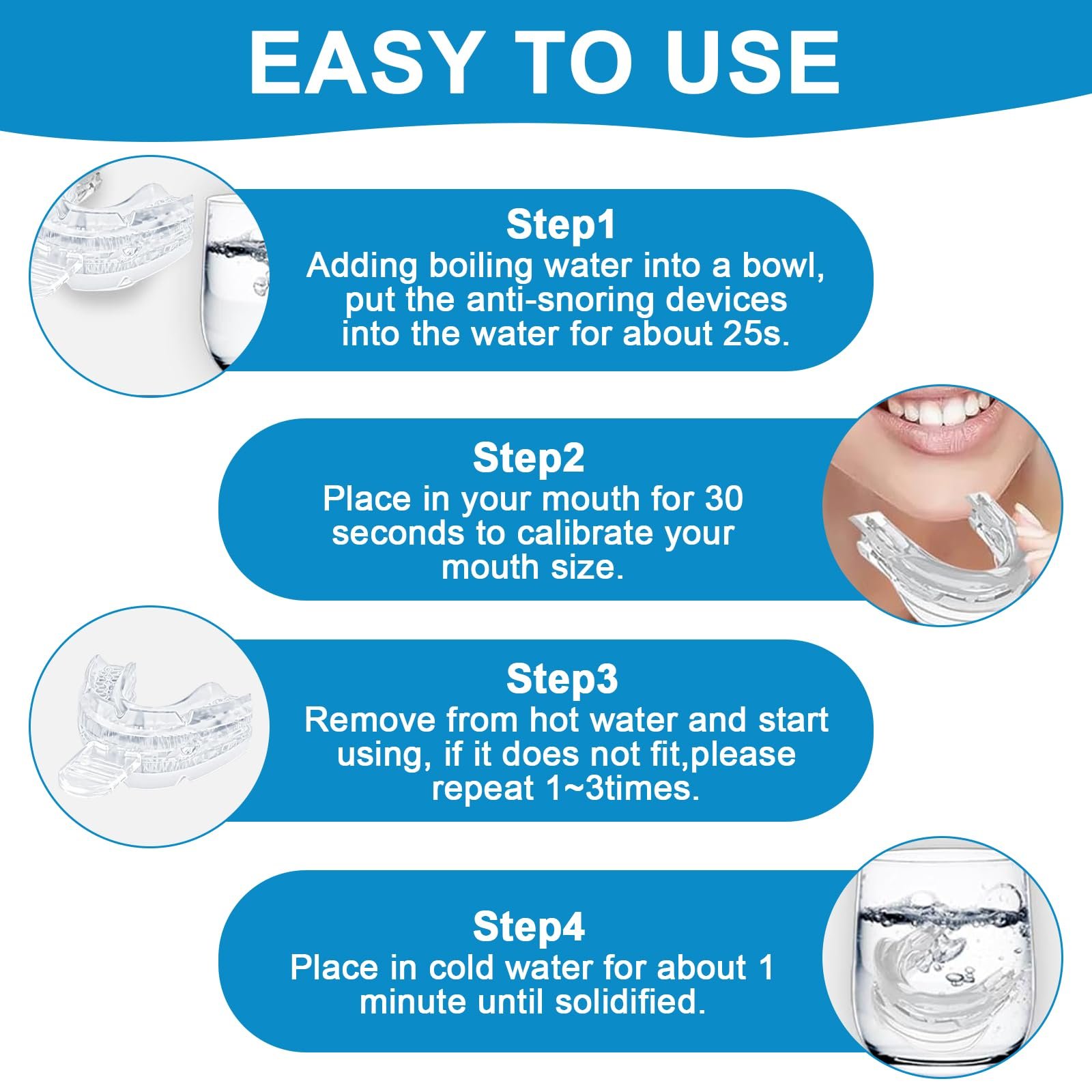 Засіб від хропіння, Прозора шина Регульована, фото №5 Засіб від хропіння, Прозора шина Регульована, фото №5
