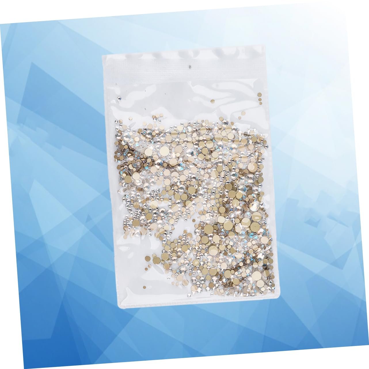 Стрази для нігтів PLAFOPE 1440 шт. Блискучі, фото №5