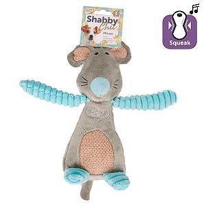 Іграшка з хмарочосом для собак Shabby Chic Mouse 25x12 см Flamingo 5411290295352 - Фото 1