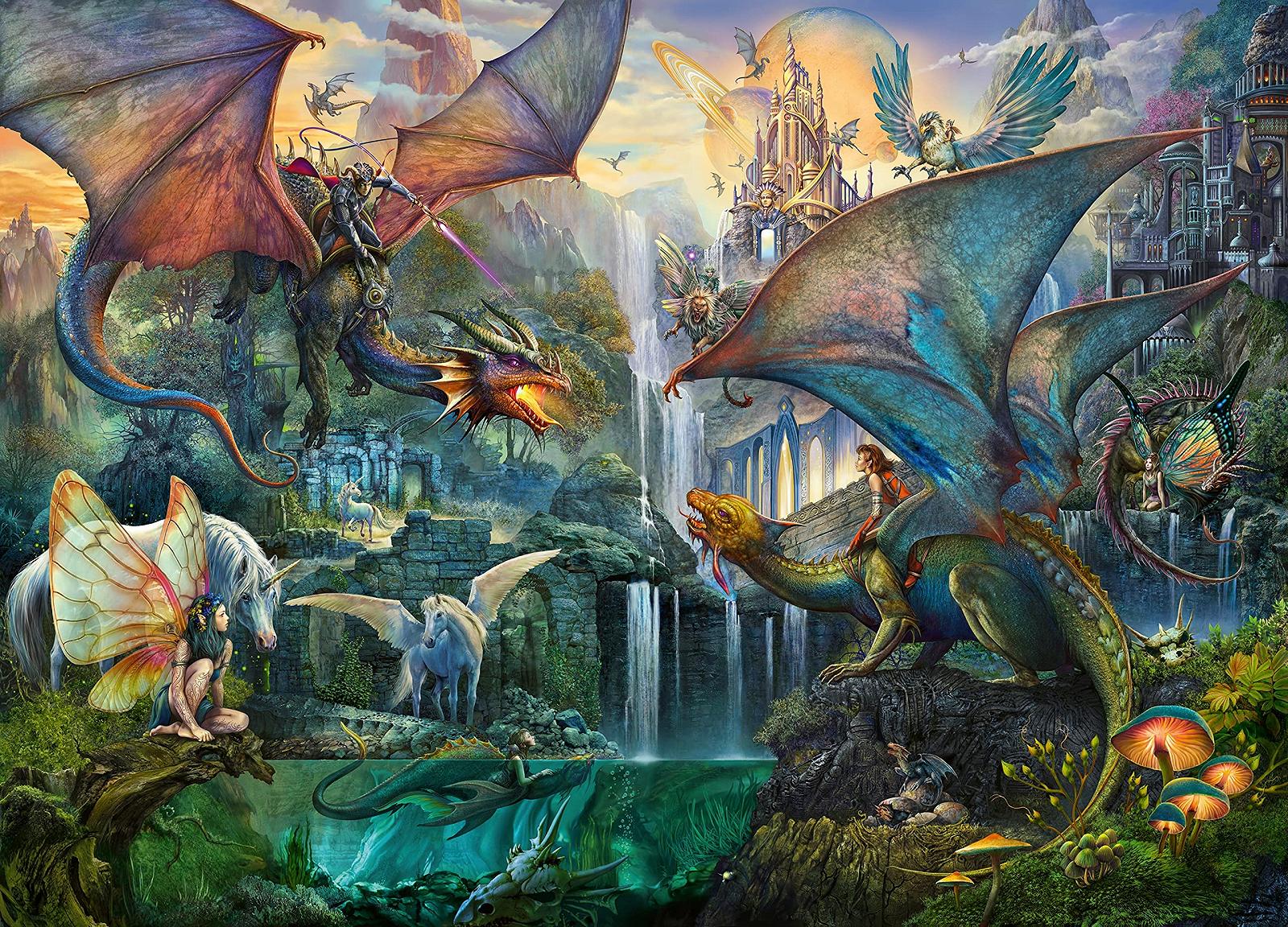 Пазл Ravensburger 16721 Dragon Forest 9000 деталей, фото №1