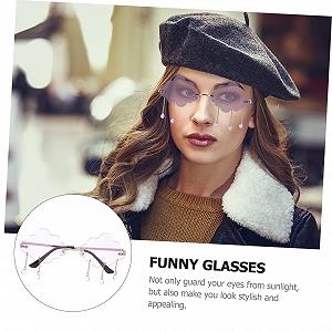 Сонцезахисні окуляри LIFKOME Смішні у вигляді хмар synthetic.ua - Фото 1