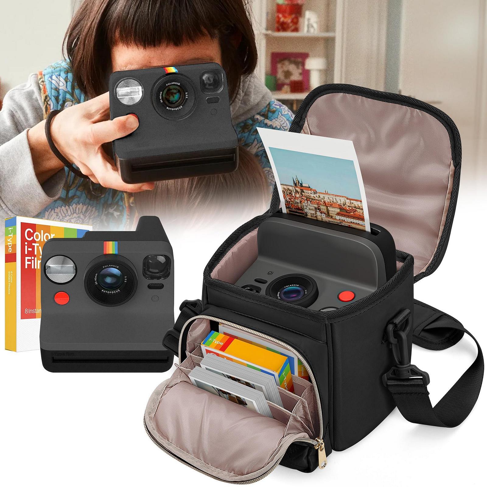 Сумка для камеры Polaroid Now/OneStep Adjustable Strap Black, фото №7