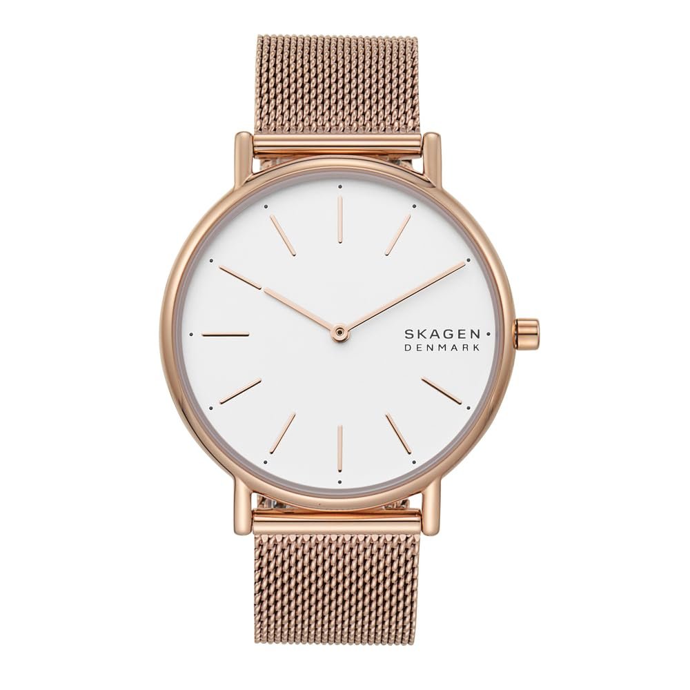 Женские часы Skagen Signatur Розовое золото Нержавеющая сталь, фото №2