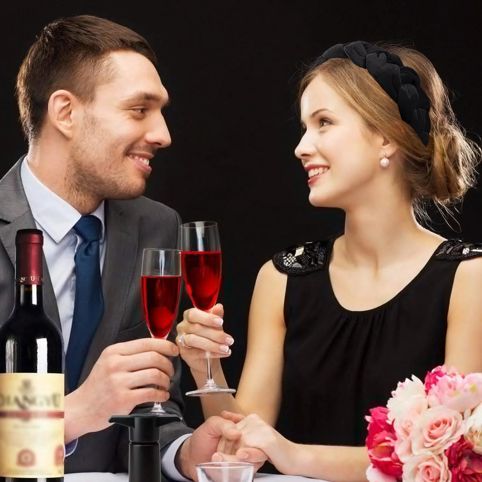 Обруч для волосся плетений, Оксамитова, фото №7