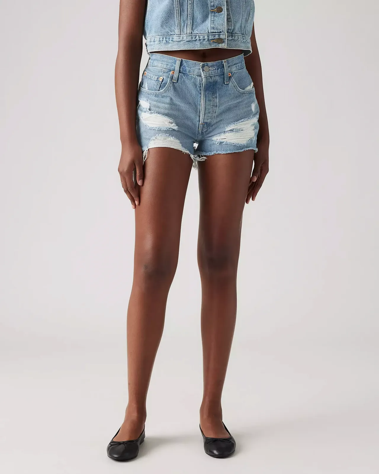 Жіночі шорти Levis - 501 Original Short Camp Point - Womens - 30, фото №2