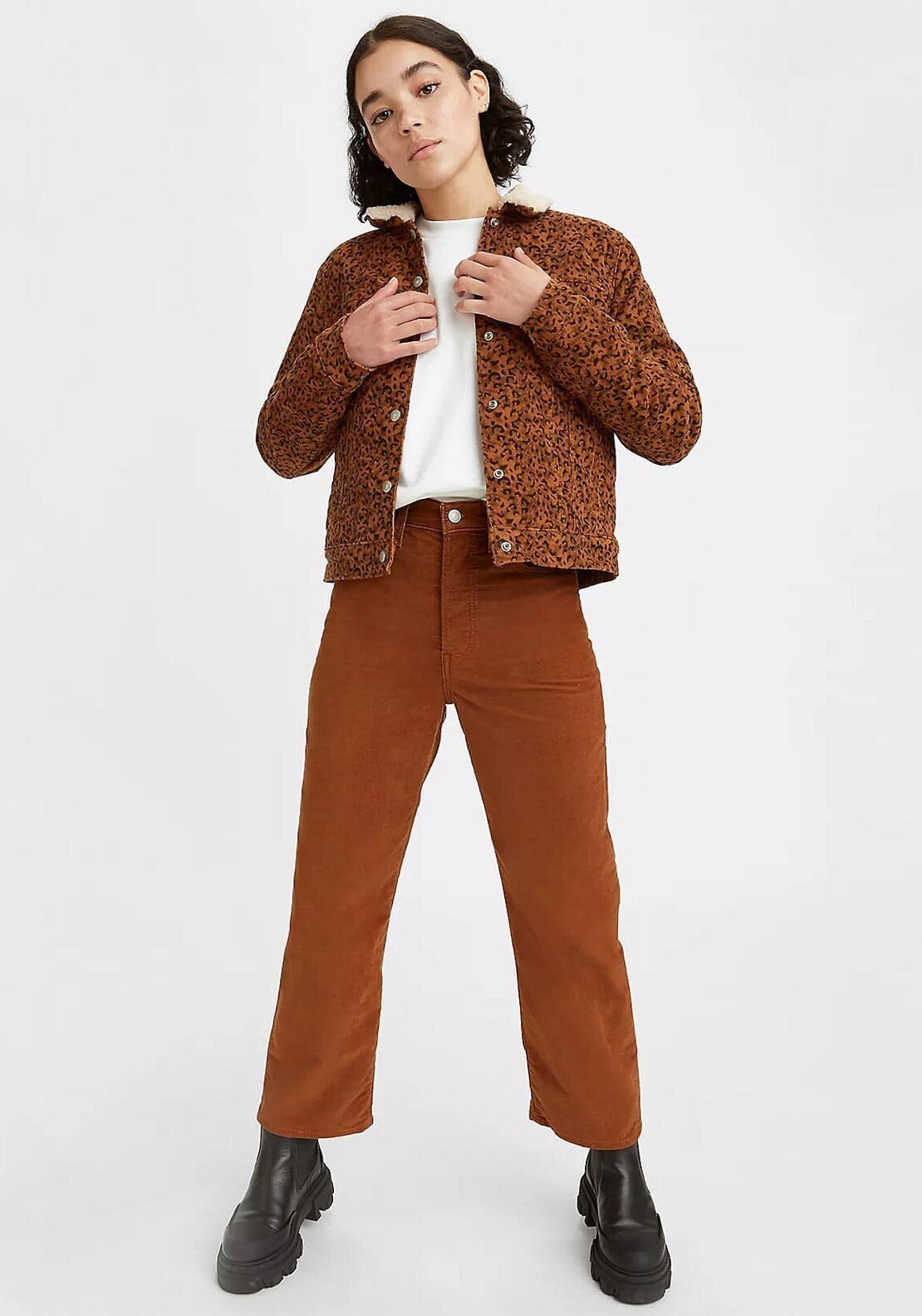 Женские джинсы Levis - Ribcage Straight Ankle Luxe Tortoise She - 24 29, фото №1