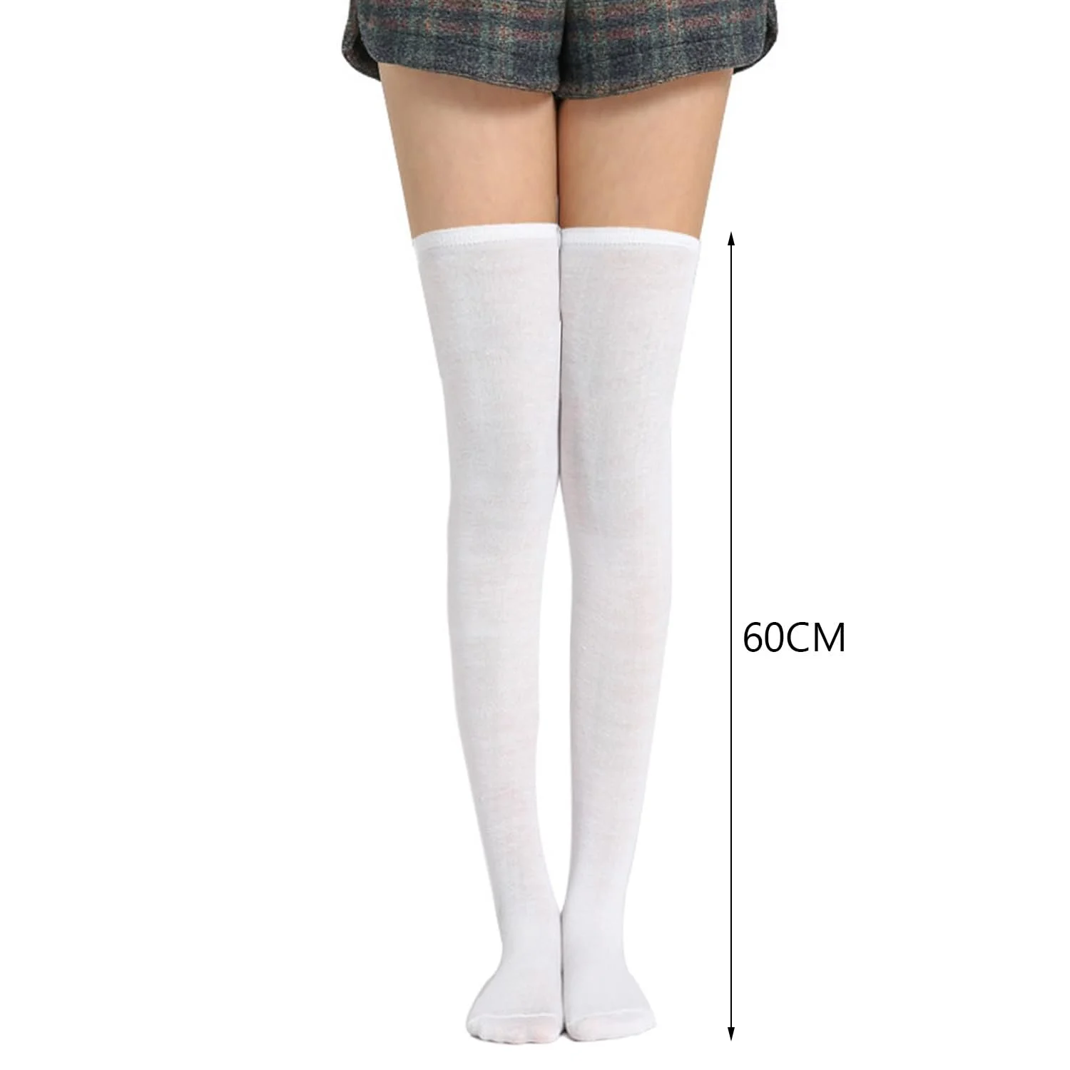 Високі шкарпетки Однотонні 2 пари Cosplay, фото №2