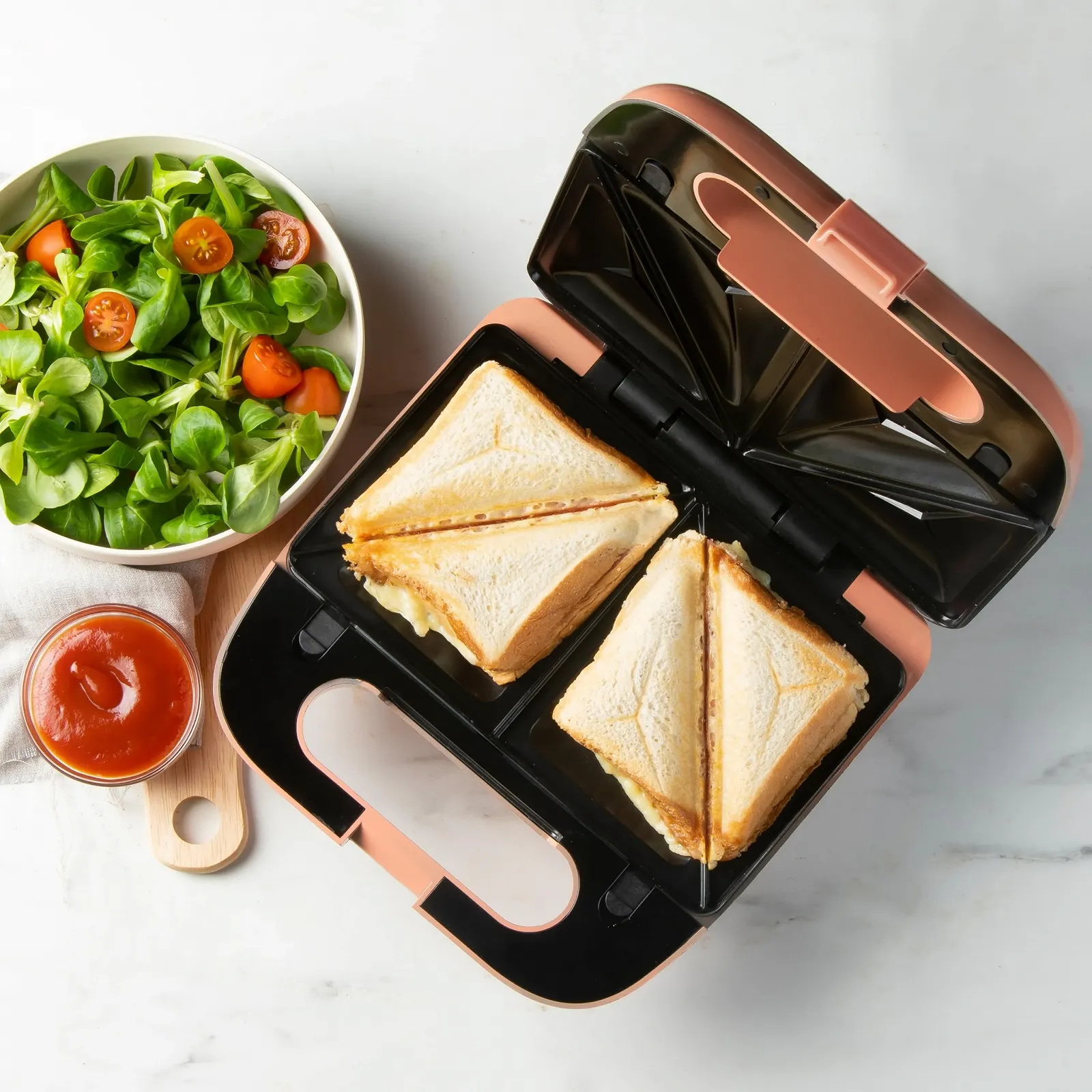 Бутербродниця/Вафельниця DOMO 2 в 1 DO1106C зі Змінними Пластинами, фото №6