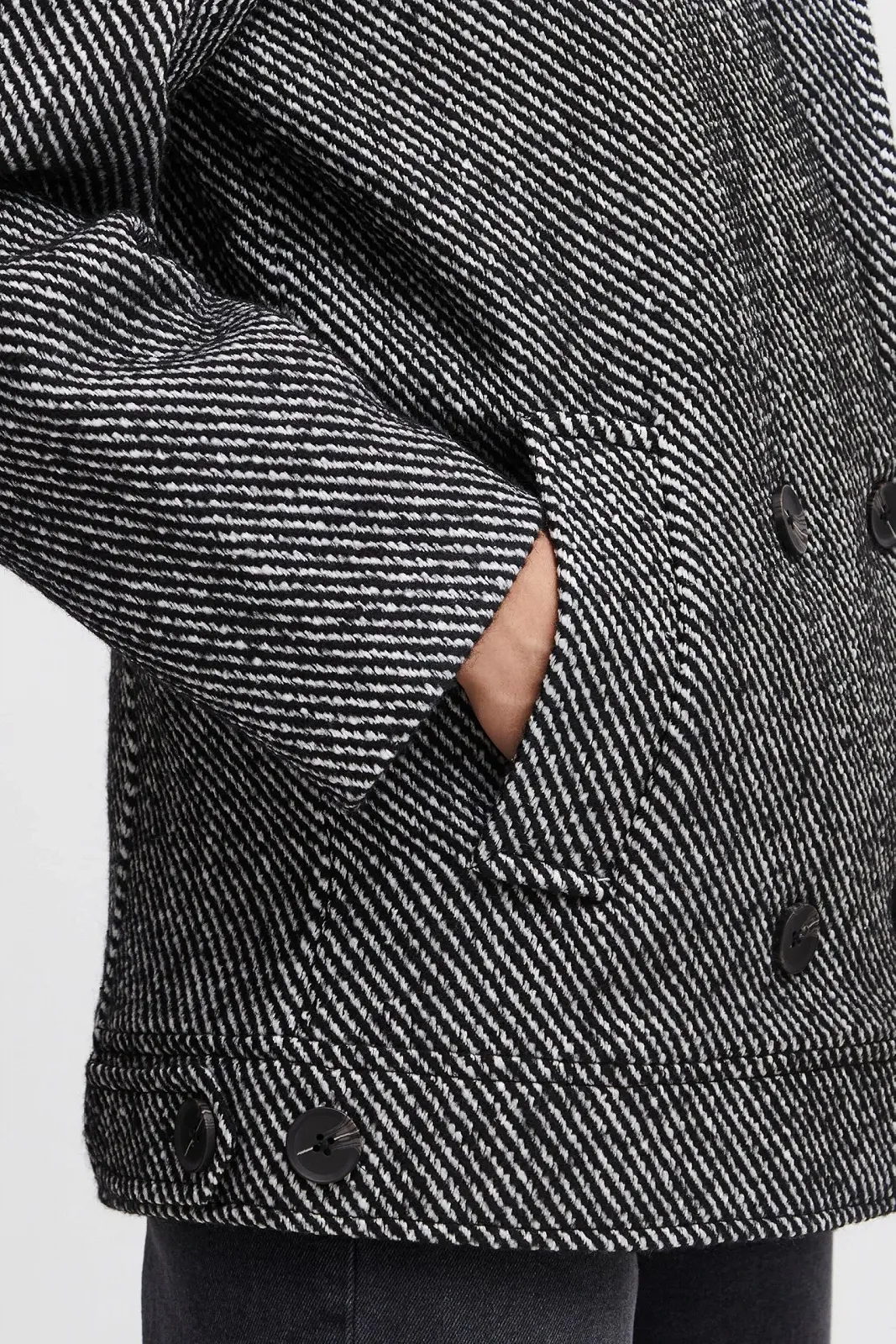 Зимове пальто b.young BYBITTO Жіноче вовняне, фото №6