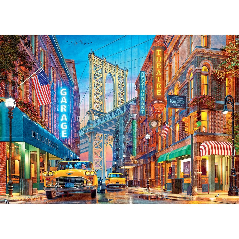 Пазл Trefl Premium Plus Quality Tea Time View of the Manhattan Bridge 500 елементів, фото №2