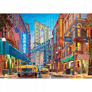 Пазл Trefl Premium Plus Quality Tea Time View of the Manhattan Bridge 500 елементів synthetic.ua - Фото 1