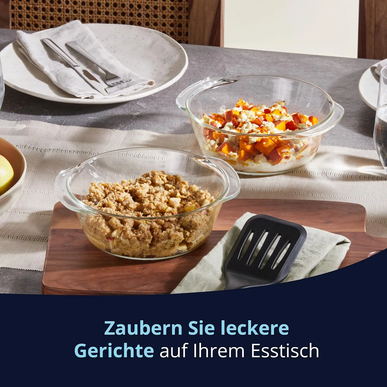 Форма KHG скляна з кришкою 1.5 л 23 x 10 x 21 см кругла прозора, фото №4