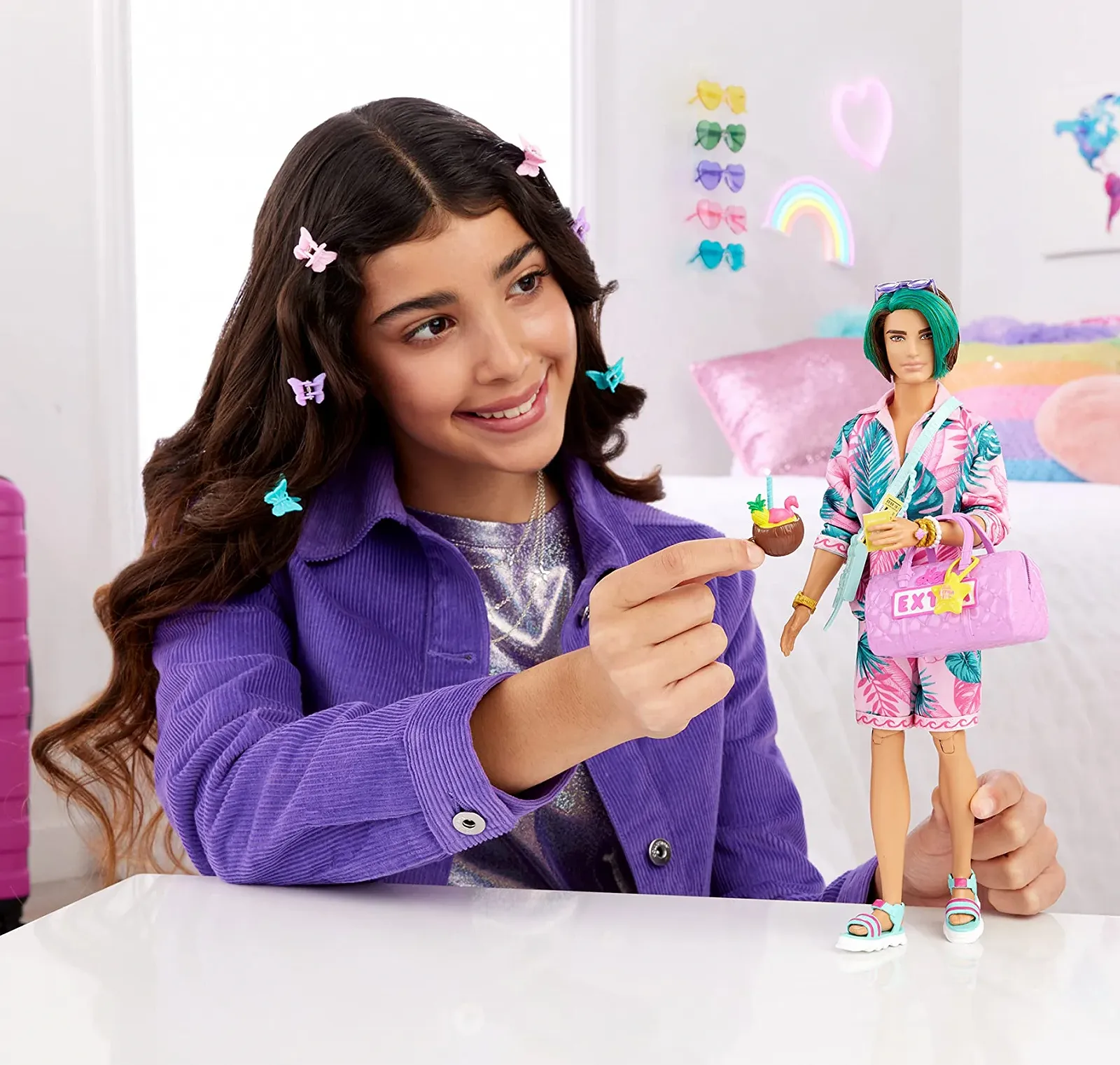 Лялька Barbie Extra Fly Ken Travel HNP86, фото №2