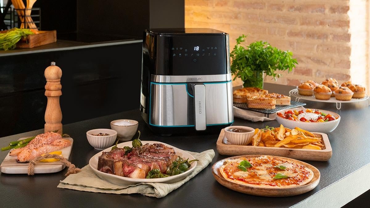 Мультипечь Cecotec Cecofry Full Inox 5500 Pro 5.5 Л 1700 Вт Stainless Steel, фото №11 Мультипечь Cecotec Cecofry Full Inox 5500 Pro 5.5 Л 1700 Вт Stainless Steel, фото №11