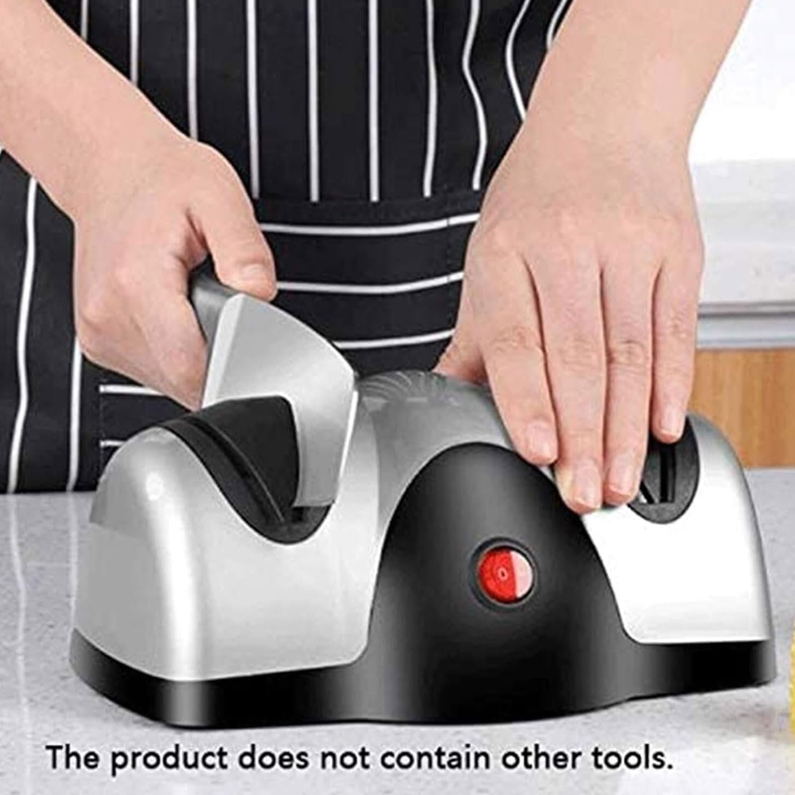 Електрична точилка для ножів 4-ступінчаста 40W на присосці, фото №3