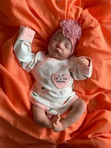 Кукла Anano Reborn Lifelike 48 см Гибкая Reborn Silicone Babies Девочки - Фото 1
