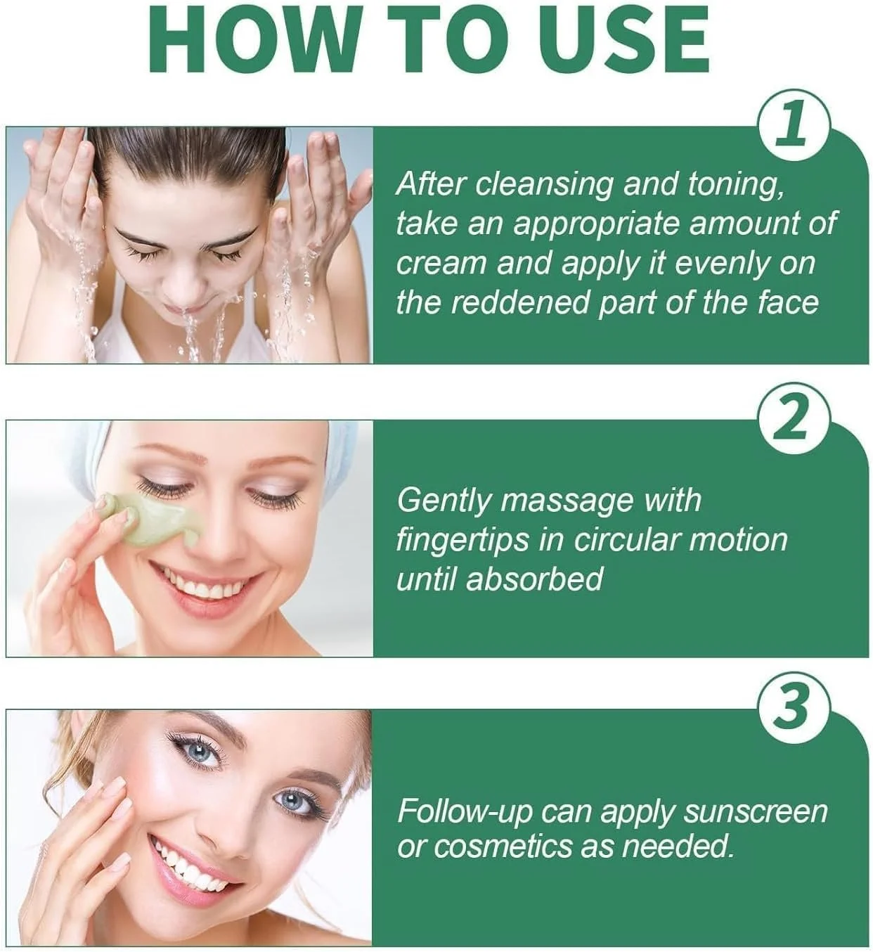 Коректор Colour Correcting Treatment Cream Зелений, фото №3