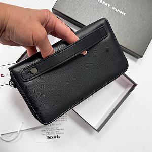Мужской кошелек клатч на молнии из натуральной кожи Tommy Hilfiger synthetic.ua - Фото 1