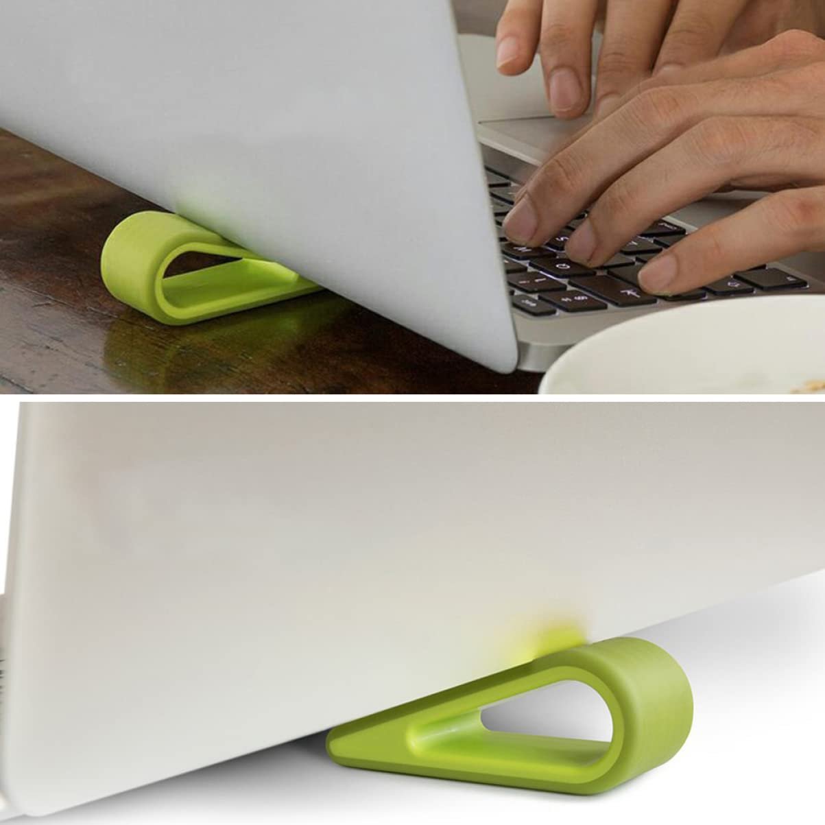 Підставка для ноутбука GALPADA, 2 шт, регульована по висоті, міні охолоджуюча база, зелений, фото №5 Підставка для ноутбука GALPADA, 2 шт, регульована по висоті, міні охолоджуюча база, зелений, фото №5