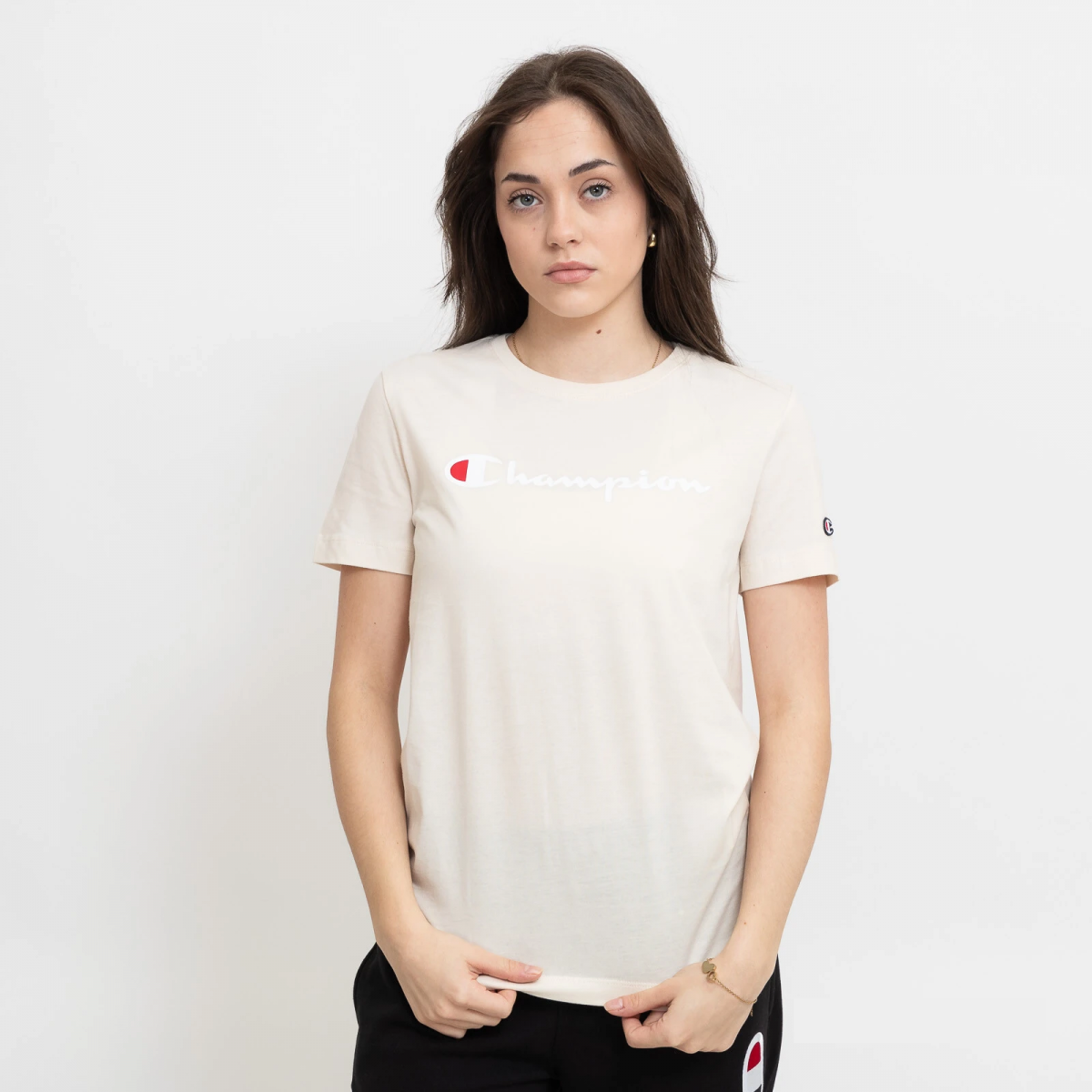 Футболка crewneck  117366-YS137 Champion Розовий M, фото №1