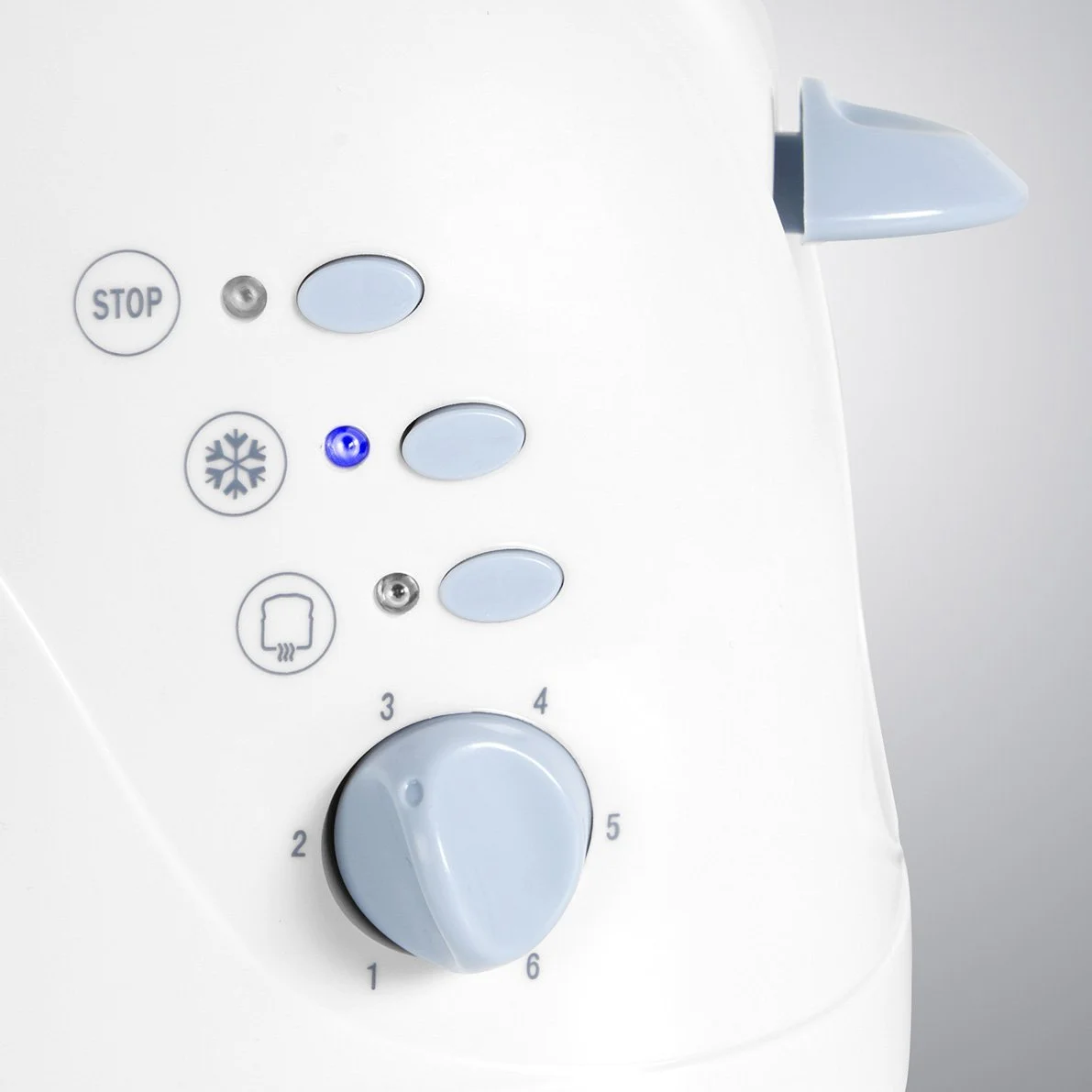 Тостер Orbegozo To3010, 700 Вт, 2 слоти, Підігрів булочок, Білий, фото №6