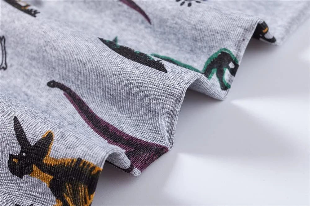 Детская пижама LitBud для мальчиков, динозавр, комплект для сна, длинный рукав, для малышей, фото №5 Детская пижама LitBud для мальчиков, динозавр, комплект для сна, длинный рукав, для малышей, фото №5