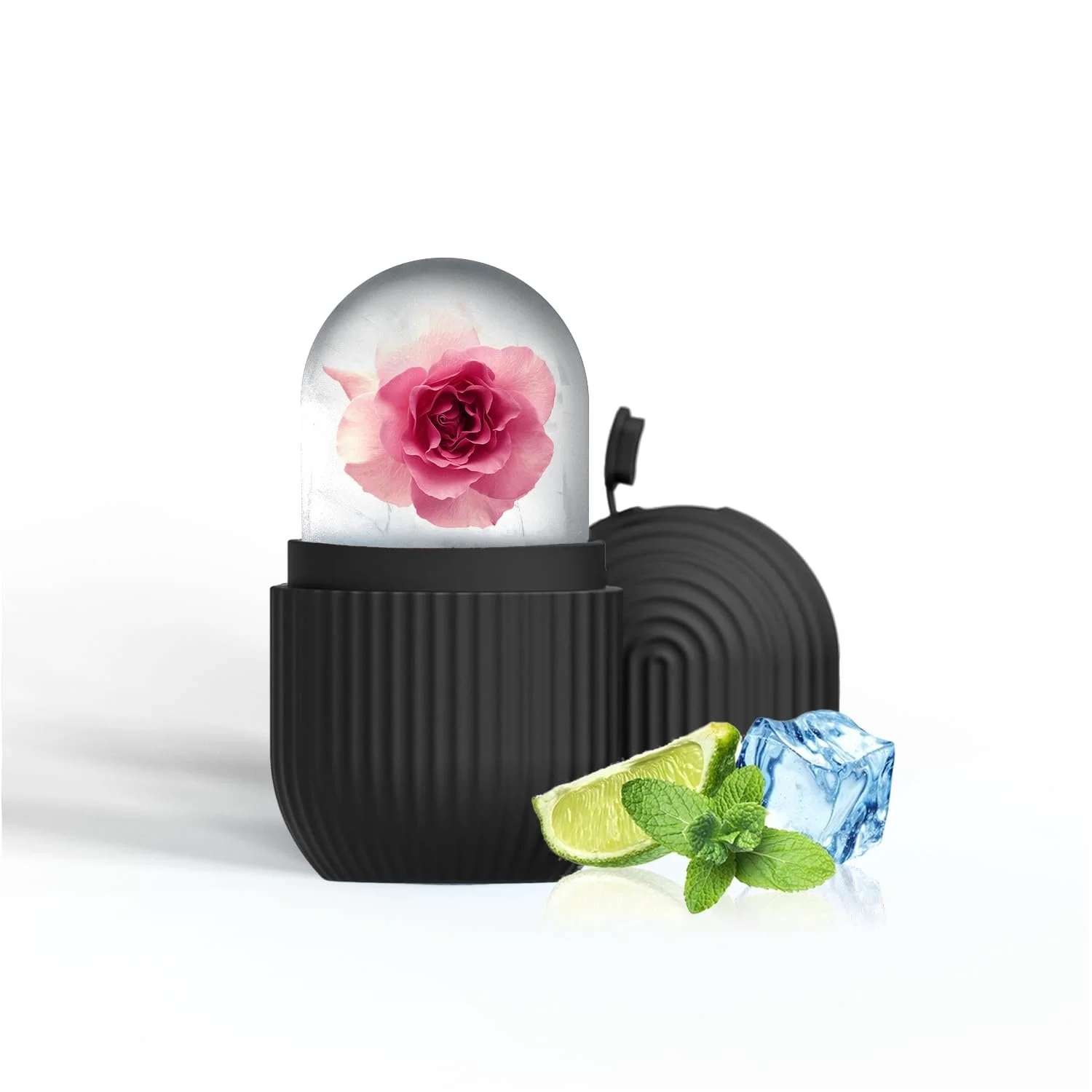 Ролик для обличчя крижаний YHDVOYAG силіконовий багаторазовий для обличчя та очей, фото №1