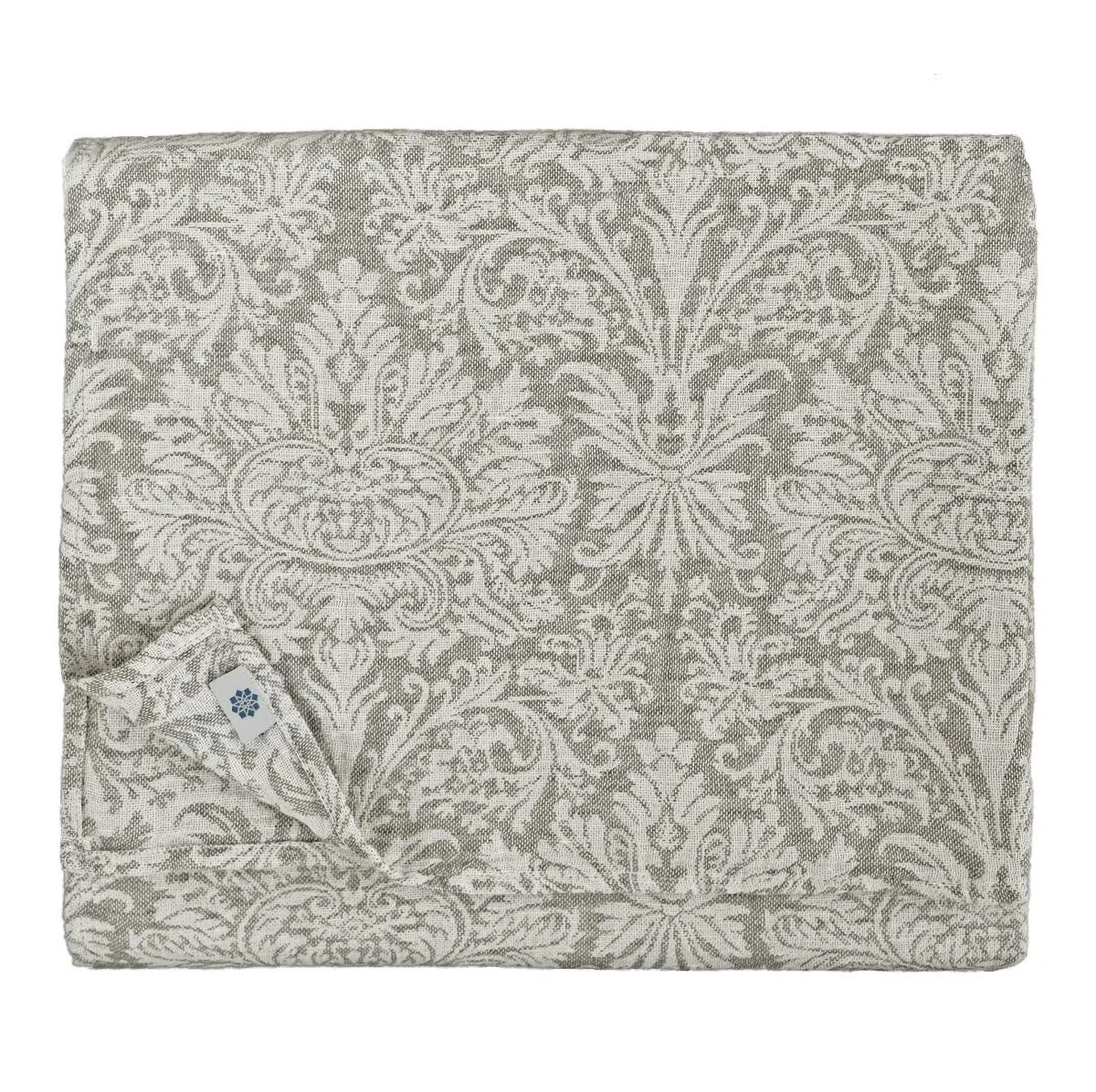 Скатертина Linen & Cotton Hercus жакардова дамастова 53% льон 47% бавовна, фото №1