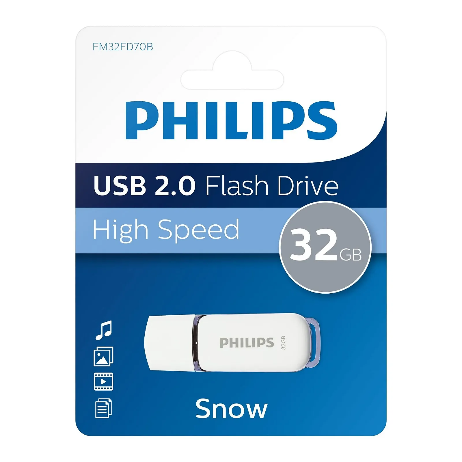 USB Flash Drive Philips Snow Edition 2.0 32GB 23МБ/с White/Grey, фото №2 USB Flash Drive Philips Snow Edition 2.0 32GB 23МБ/с White/Grey, фото №2