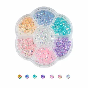 Подвески для ногтей, Подвеска для ногтей, Стразы для ногтей, 3D украшения для ногтей, 3D цветные стразы для ногтей, Разные цвета - Фото 1