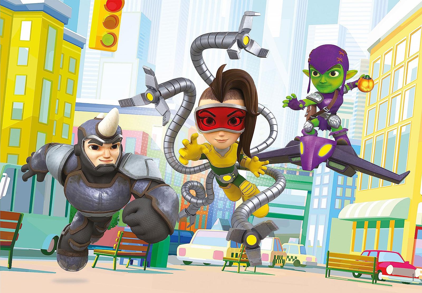 Пазл Clementoni Supercolour Marvel Spidey and His Amazing Friends 24794 2х20 элементов, фото №2