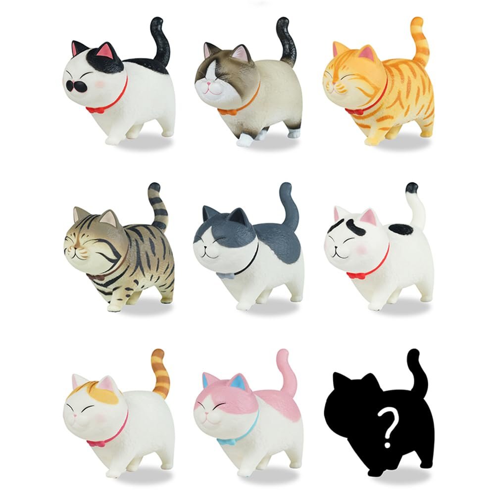 Фигурка Aven, серия Rabbit Cat Bell, Mystery Box, игрушка-сюрприз, милая популярная коллекция, подарочная кукла на день рождения, Рождество, праздники, настольная кукла (1 шт. в упаковке), фото №2