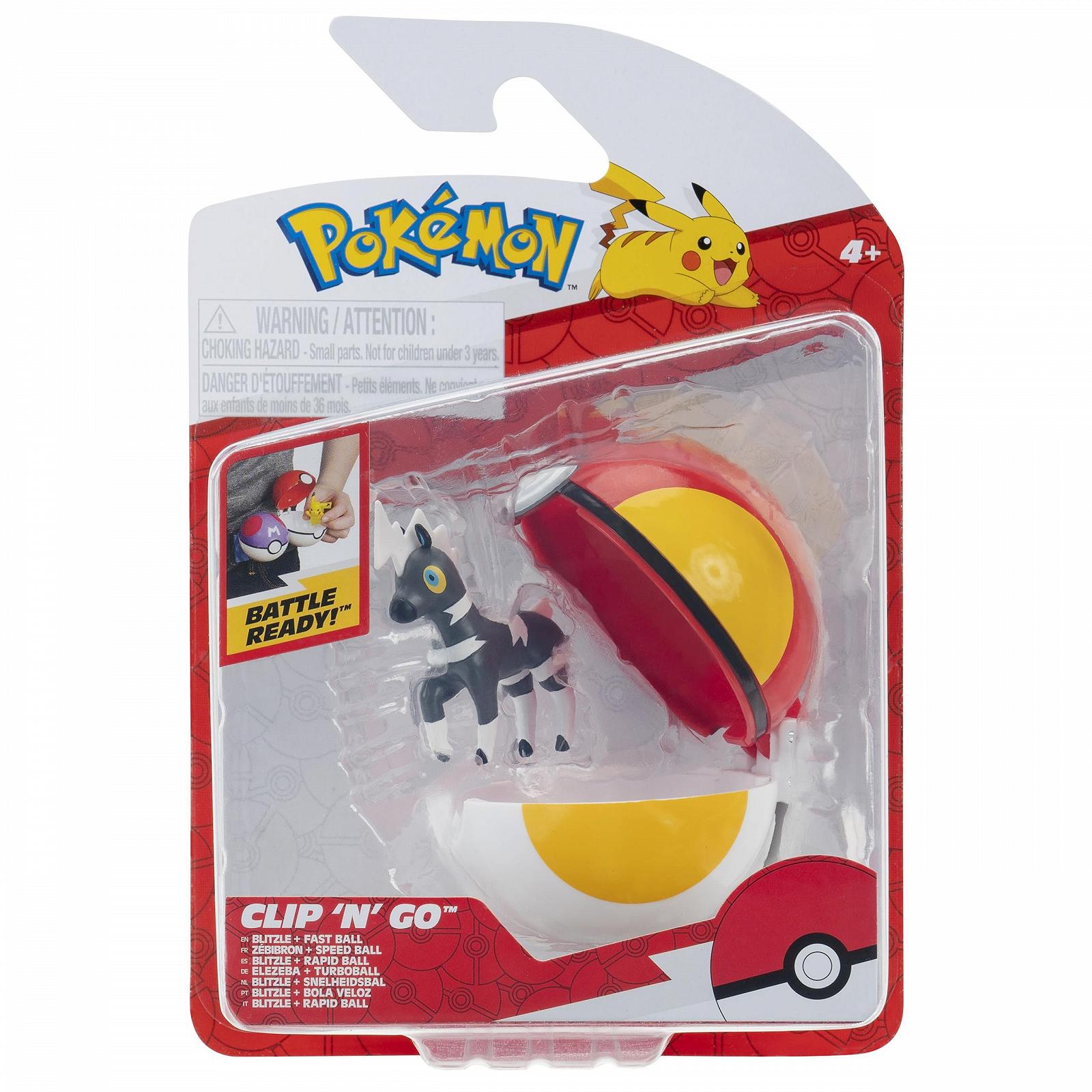 Фигурки Pokémon Clip 'N'Go Aron, Charcadet, Blitzle, Cyndaquil, Sprigatito, Tentacool, фото №4