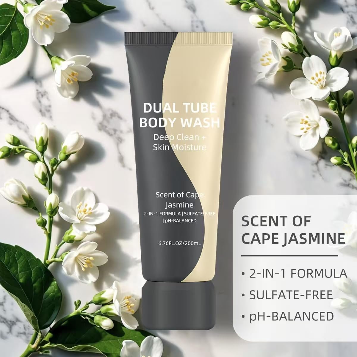 Гель для душу Aroma Hydrate з амінокислотами в подвійній тубі зволожуючий, фото №2