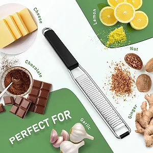 Терка Diboniur для сиру, пармезану, лимону, часнику, ручна synthetic.ua - Фото 1