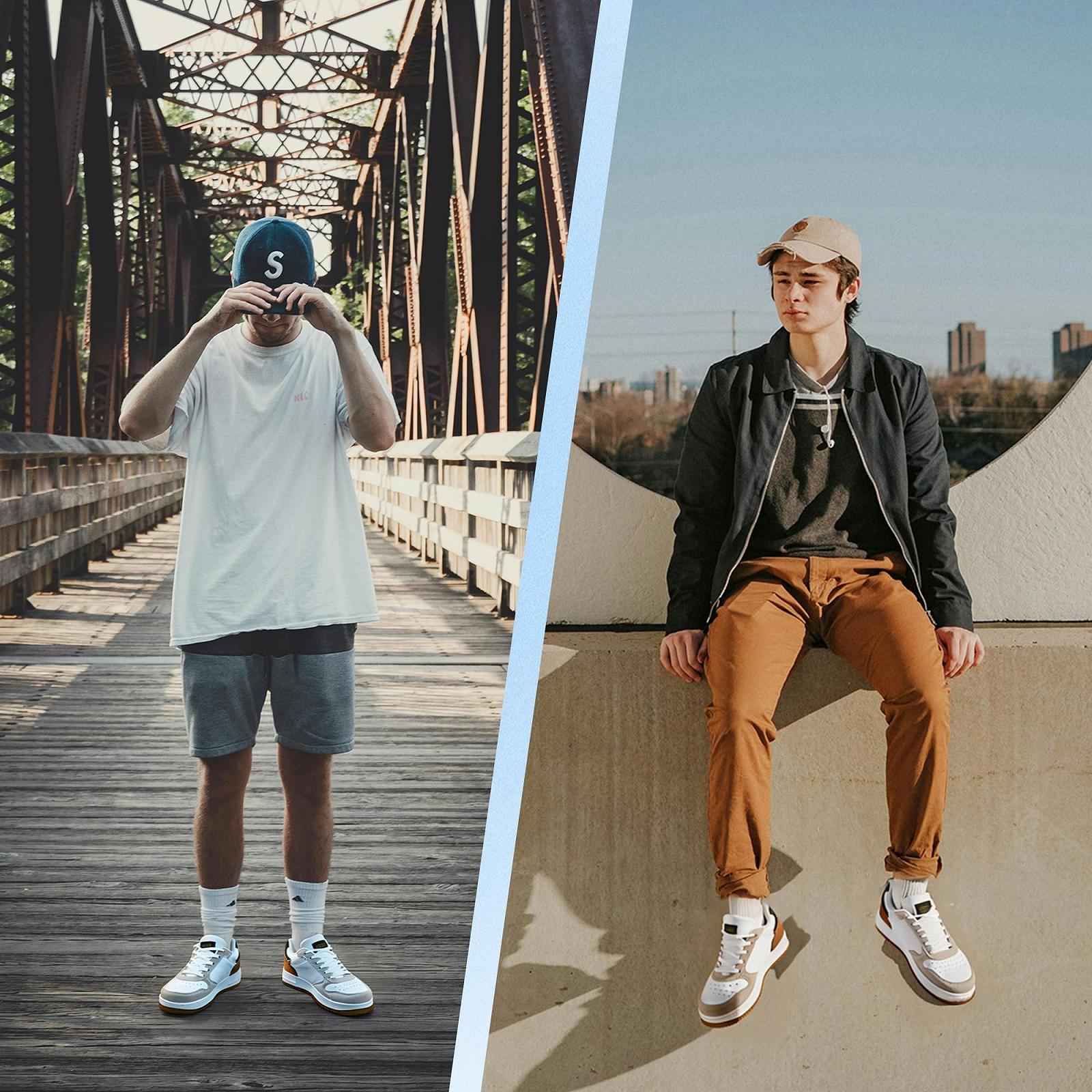 Кросівки AX BOXING Чоловічі Модні Чоловічі Кросівки Повсякденні Кросівки Дихаючі Легкі EU, фото №6