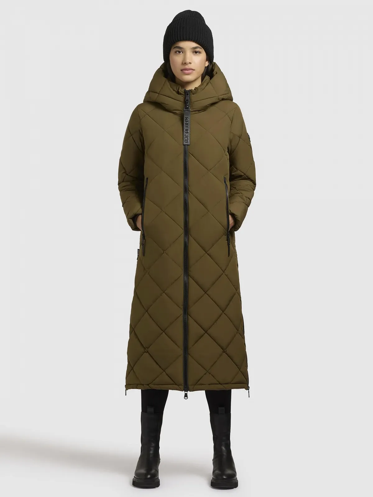 Зимнее пальто Khujo Genti Женское Зеленый Streetwear, фото №5 Зимнее пальто Khujo Genti Женское Зеленый Streetwear, фото №5