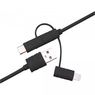 Дата кабель USB 2.0 AM to Lightning Micro 5P Type-C 1.2m black XoKo (SC-310-BK), фото №1 Дата кабель USB 2.0 AM to Lightning Micro 5P Type-C 1.2m black XoKo (SC-310-BK), фото №1