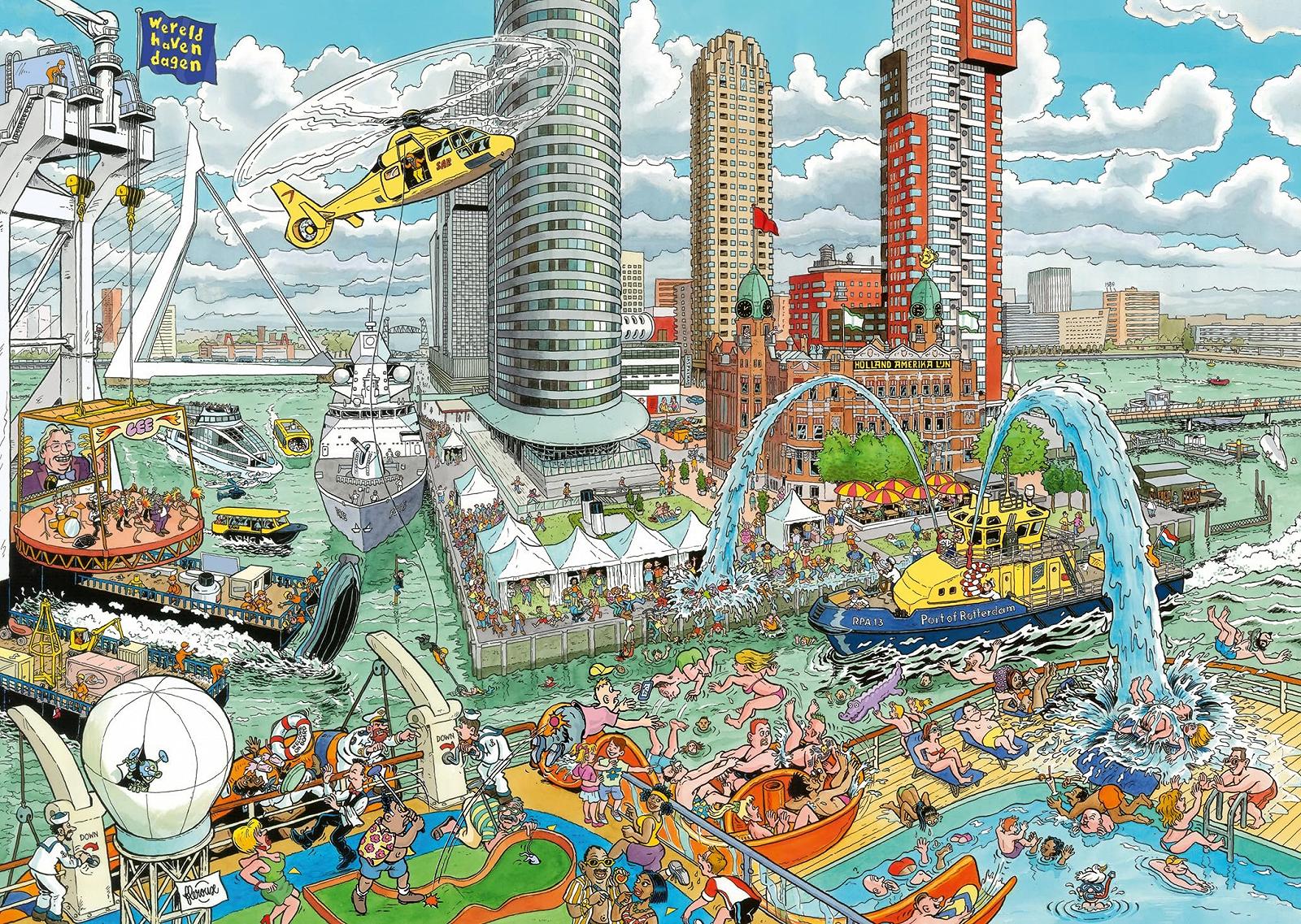 Пазл Ravensburger Rotterdam 1000 деталей 14+, фото №1