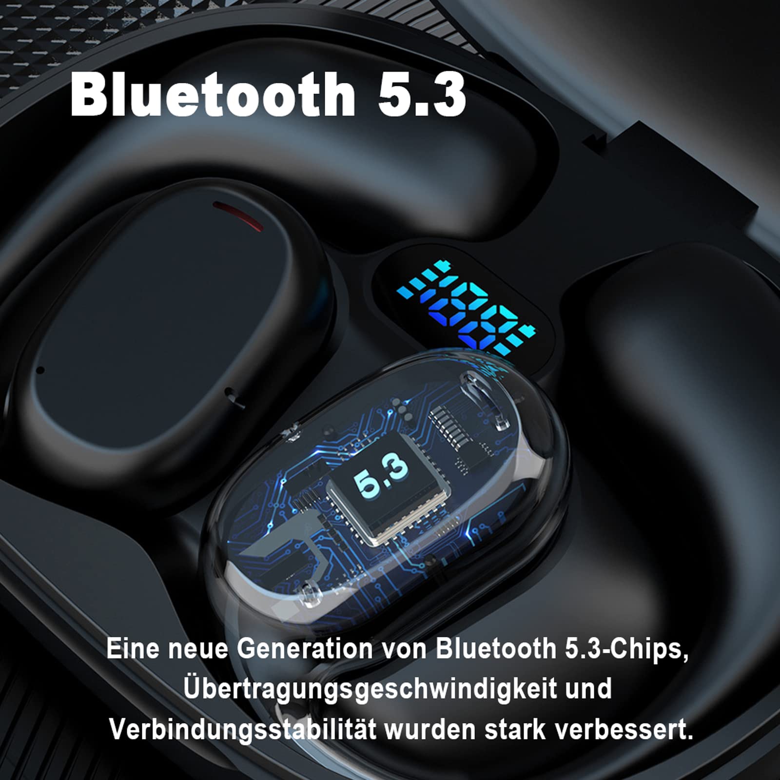 Наушники Bone Sound Air Line Bone Conduction Открытого типа Bluetooth Спортивные, фото №5