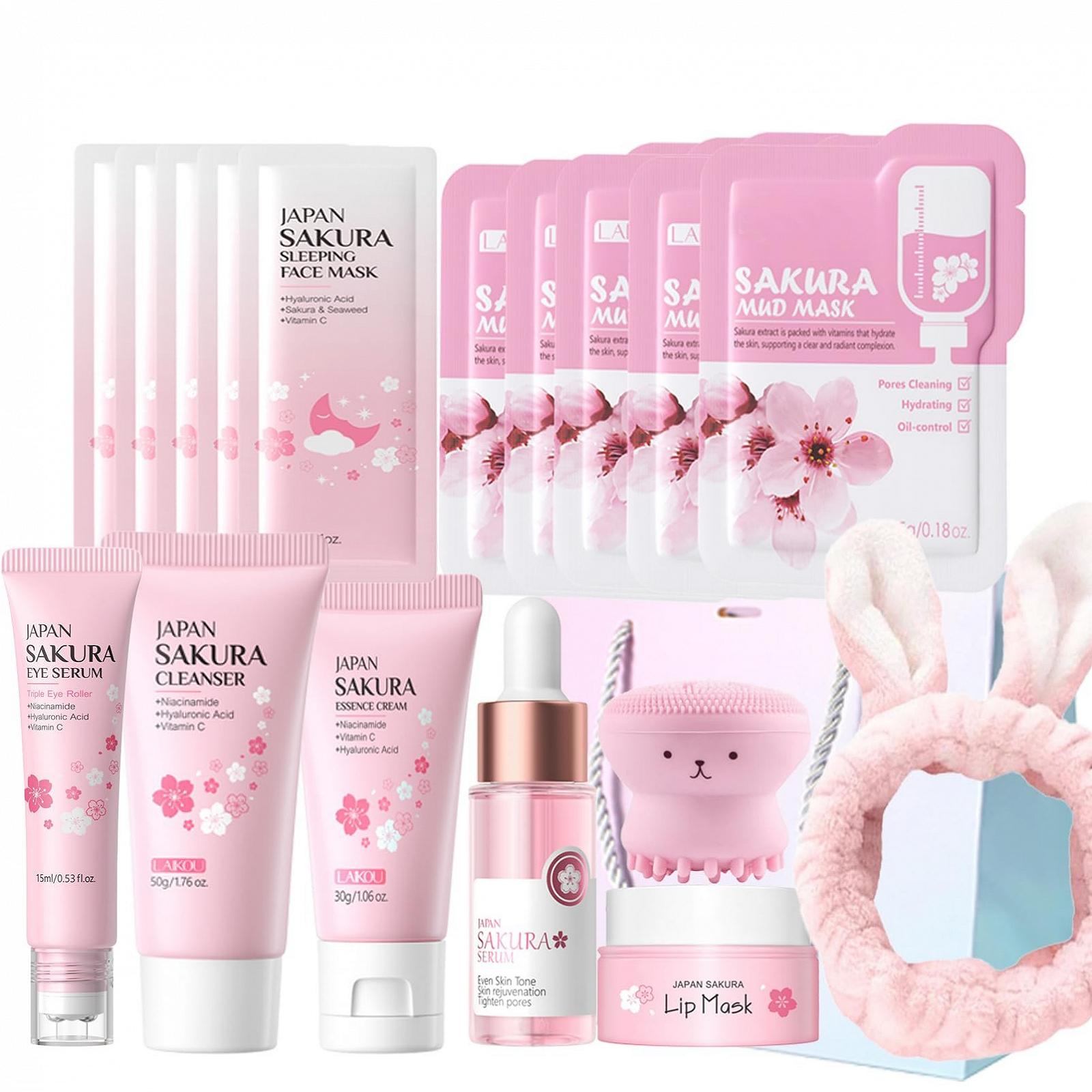 Набір для догляду за обличчям Sakura Sakura, 17 предметів, фото №1