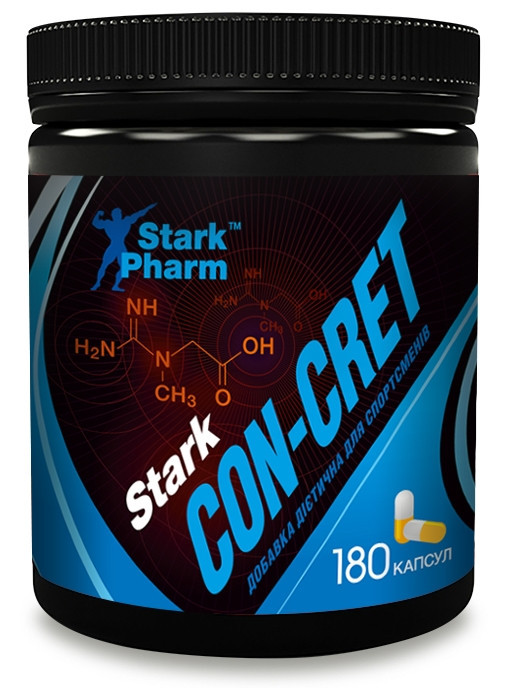 Креатин гидрохлорид Stark Pharm Con-Cret 750 мг 180 caps, фото №1
