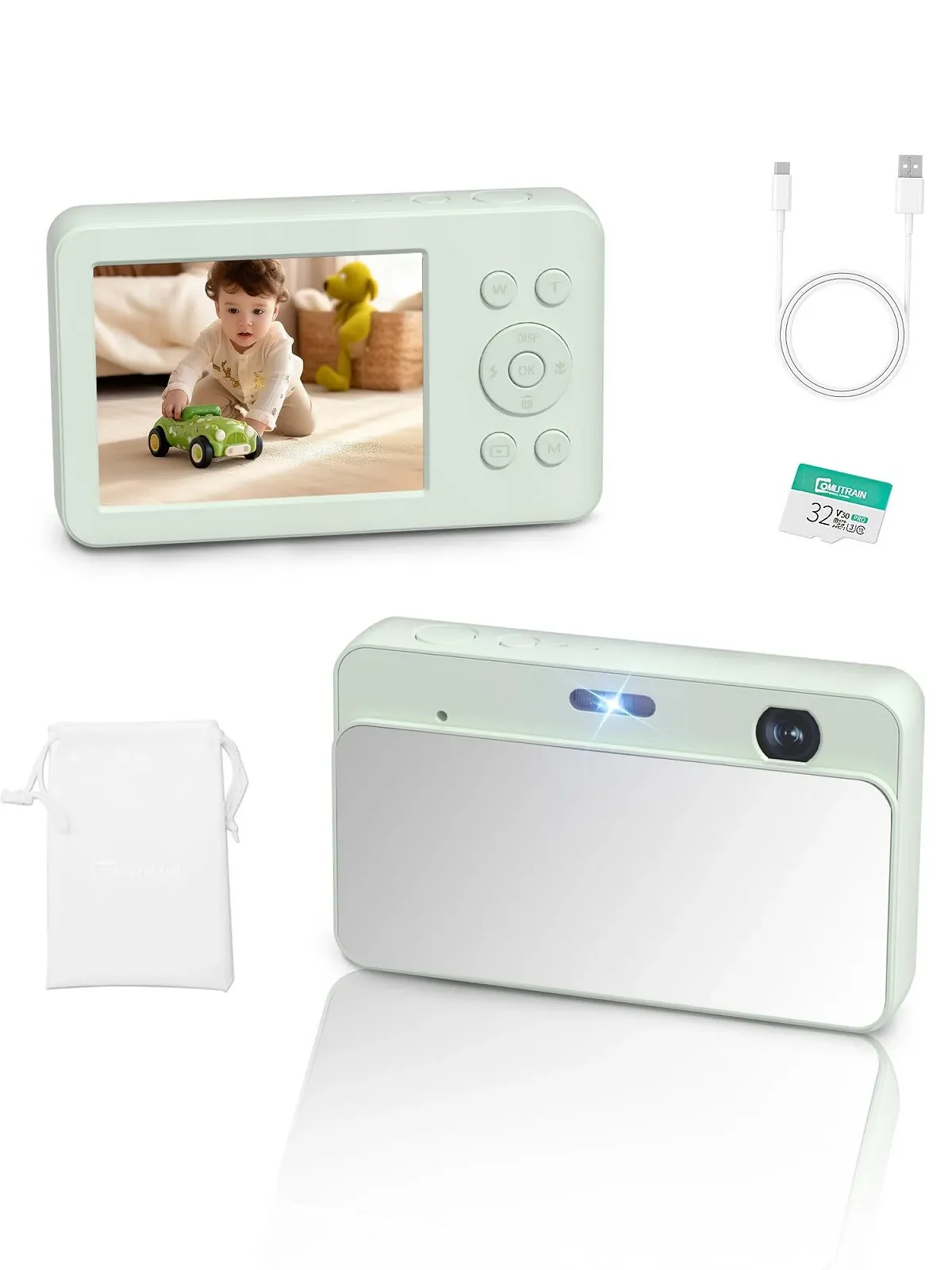 Цифрова фотокамера MUTRAIN X10 1080P 32G Green, фото №1