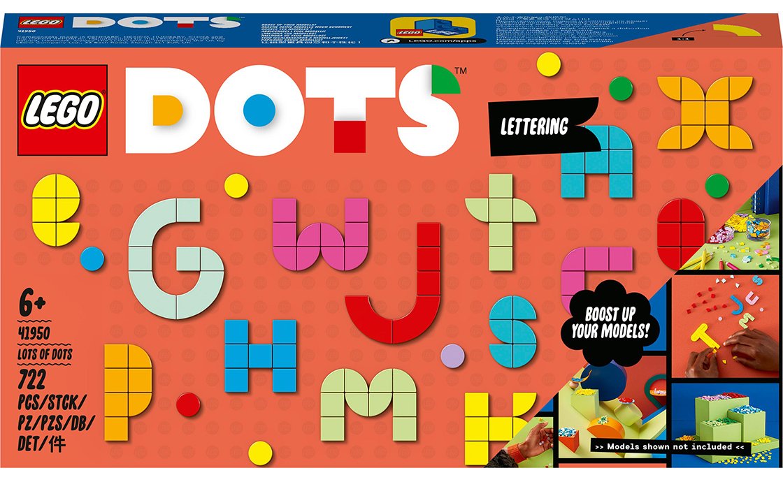 Конструктор Лего LEGO DOTS Набор элементов DOTS. Буквы (41950), фото №1 Конструктор Лего LEGO DOTS Набор элементов DOTS. Буквы (41950), фото №1