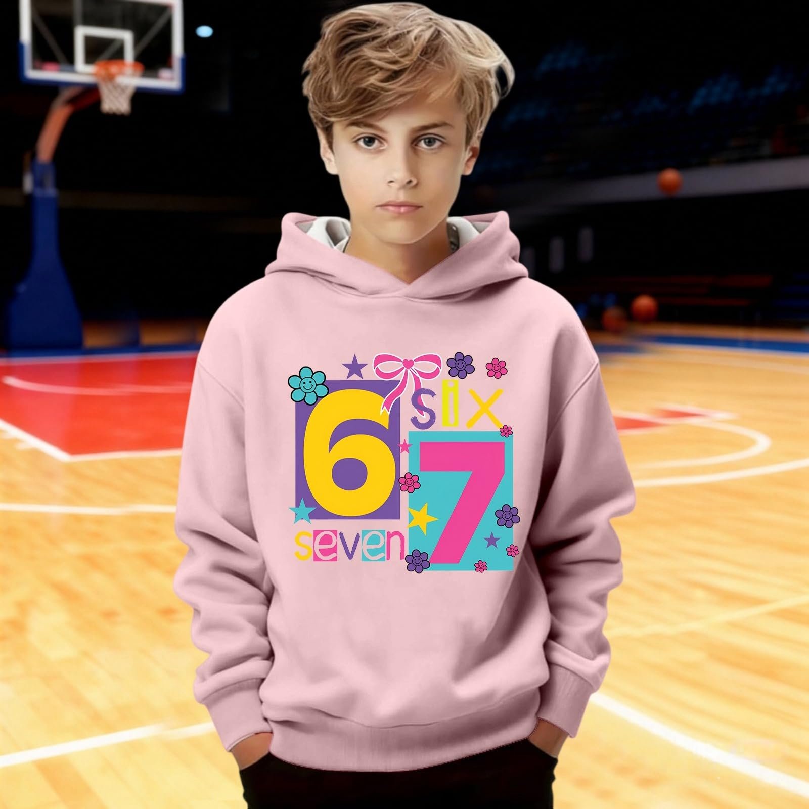 Світшот для хлопчиків Худі з графічним принтом R, фото №3