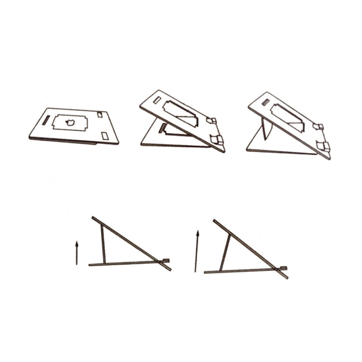 Підставка для ноутбука Kisangel портативна дерев'яна, фото №6 Підставка для ноутбука Kisangel портативна дерев'яна, фото №6