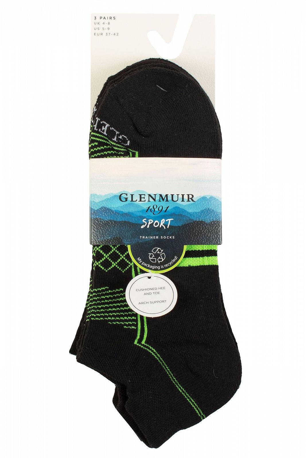 Спортивні шкарпетки GLENMUIR Жіночі З малюнком 3 пари в упаковці, фото №2