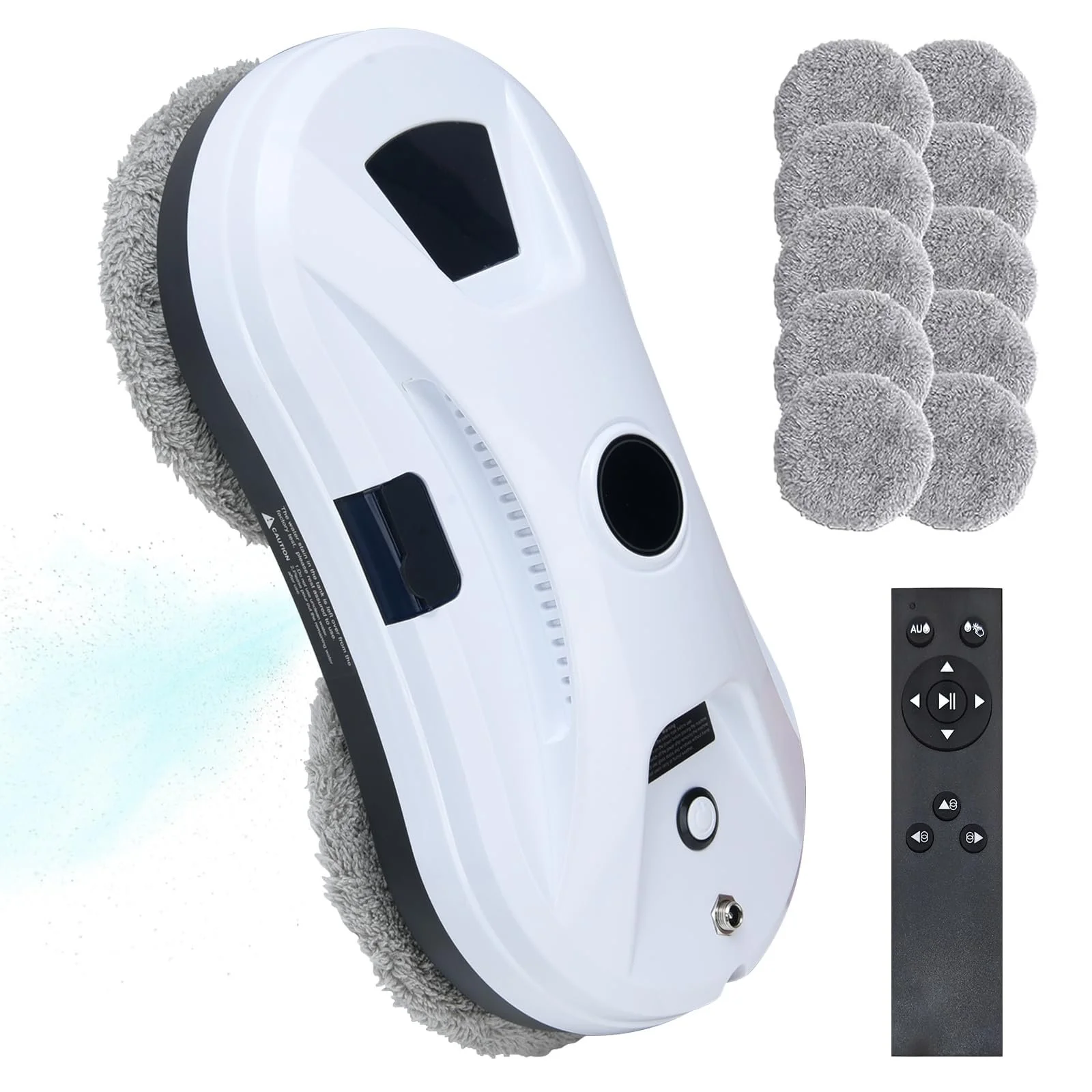 Робот для миття вікон Umelee з функцією розпилення води, 2800 Па, 10 серветок для прибирання, для вікон у приміщенні та на вулиці, фото №1 Робот для миття вікон Umelee з функцією розпилення води, 2800 Па, 10 серветок для прибирання, для вікон у приміщенні та на вулиці, фото №1