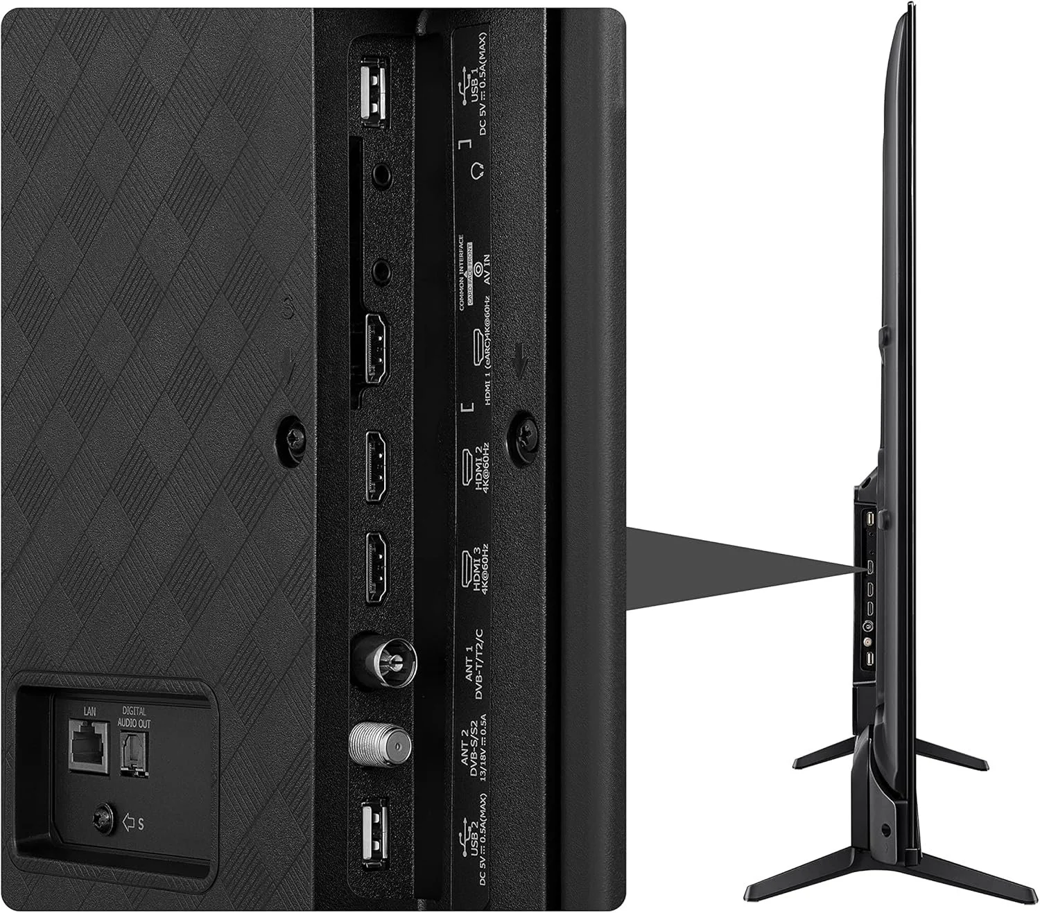 Телевізор 43" Hisense 43E6KT / 4K / 60 Гц / VA / Smart TV / Wi-Fi / Bluetooth / T2, фото №7